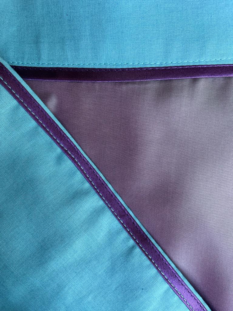 spódnica maxi, z falbaną, długa, niebieska, spódnica z wysokim stanem, oryginalna
